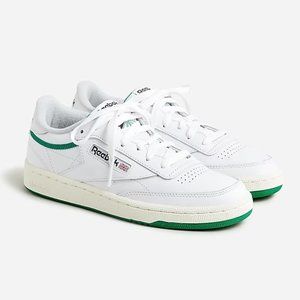 Reebok X J.Crew Club C 85 sneakers - White/Chalk/Basil - Size 8